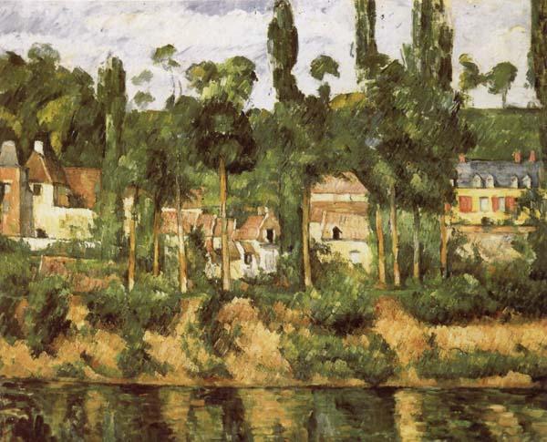 Paul Cezanne The Chateau de Medan Norge oil painting art